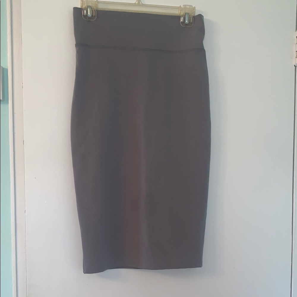 New Grey Pencil Skirt